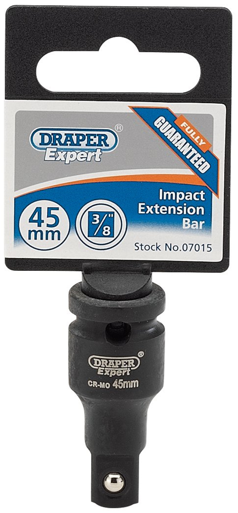 Draper 45MM IMPACT EXT BAR 3/8DR 07015 3/8" Sq. Dr. Impact Extension Bars
