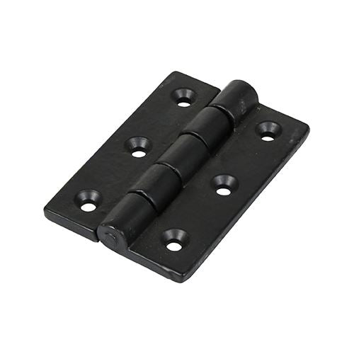 TIMCO Cast Iron Hinge Black 75 x 50 Black Pack 2
