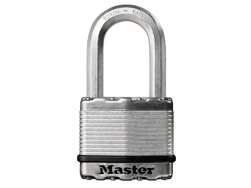 MasterLock M5EURDLF Excell� Laminated Steel 50mm Padlock - 38mm Shackle