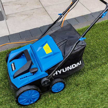 Hyundai HYSW1600E Sweeper 1600W 380mm Yard Sweeper Power Brush