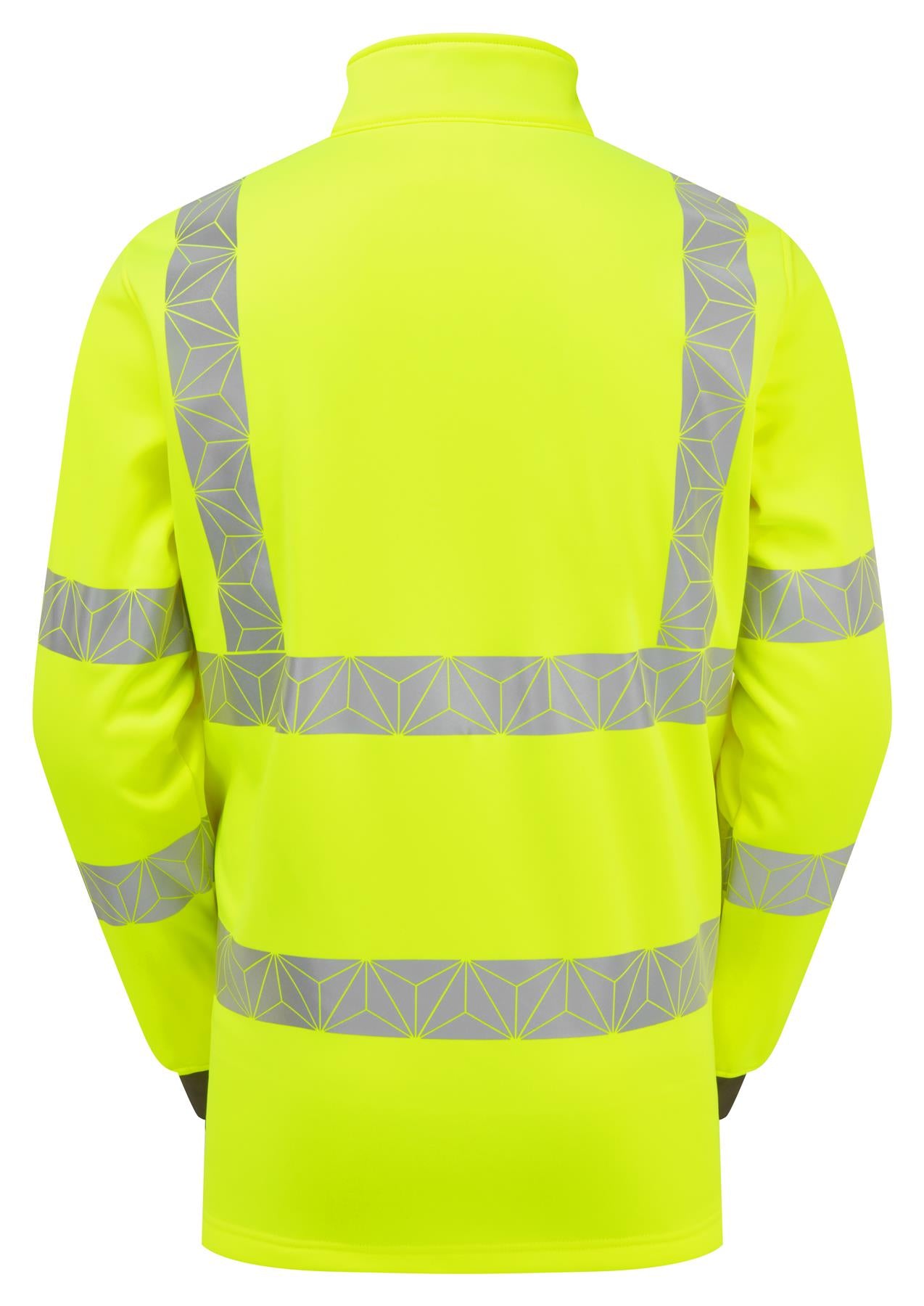 Pulsar RCT Hi Vis 1/4 Zip Sweatshirt Yellow Orange EN ISO 20471 Class 3 Workwear