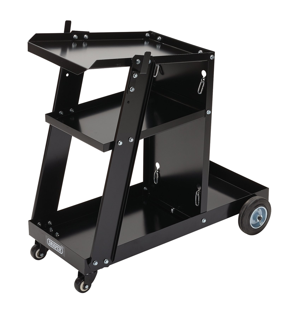 Draper WELDING TROLLEY 08005 3-Tier Welding Trolley, 50kg