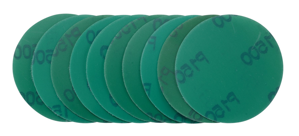 Draper 75MM WET/DRY SAND DISC 1500G 8111 08111 Wet or Dry Sanding Discs with hook and loop, 75mm (Pack of 10)