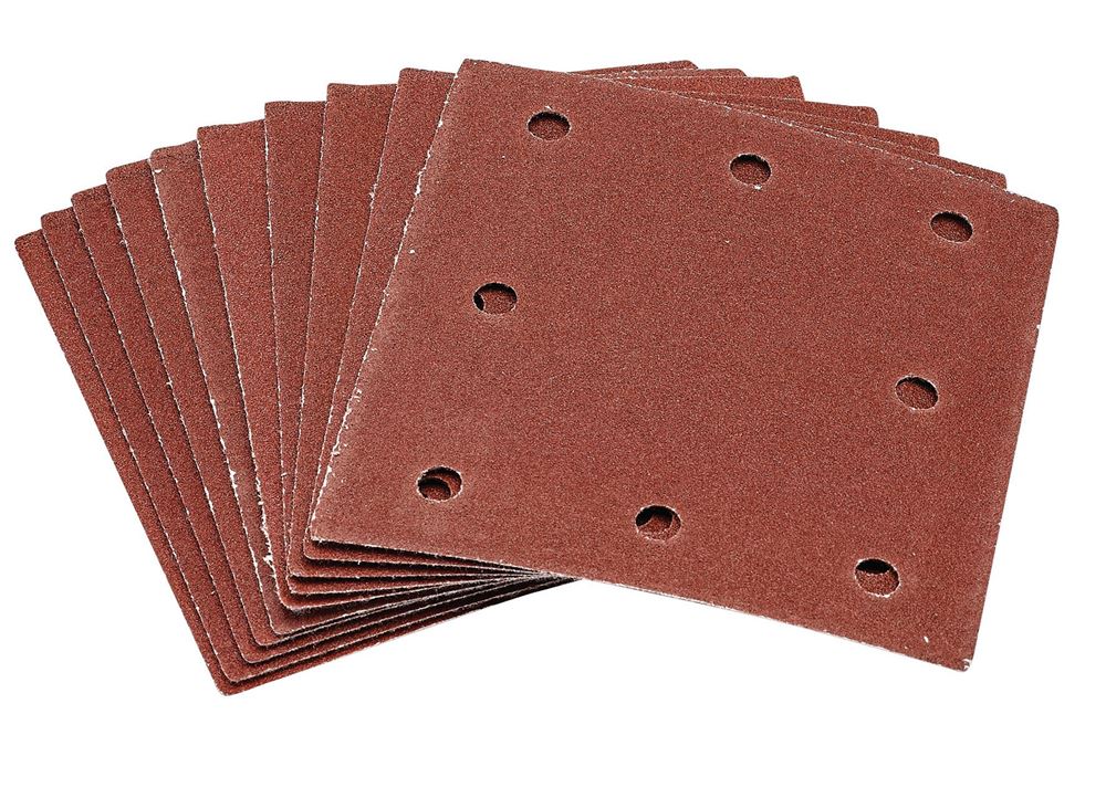93518 Draper 1/4 Sanding Sheets, 105 x 115mm, 100 Grit APT258 Professional Trade DIY Workshop Garage Use