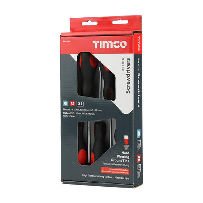 TIMCO Screwdriver Set 6 Pieces Pack 1