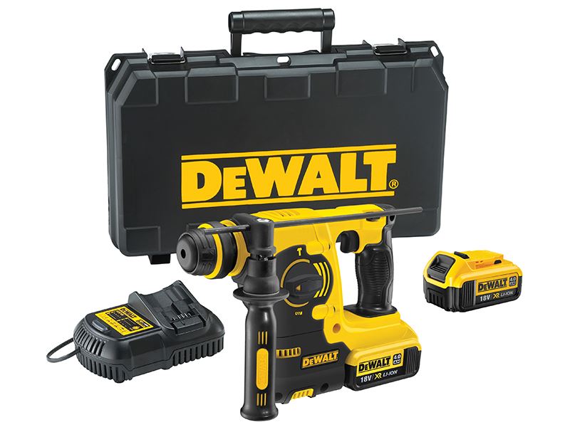 DeWalt DCH253M2-GB DCH253 M2 SDS Plus Rotary Hammer 18V 2 x 4.0Ah Li-ion