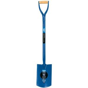 88633 Draper Expert Expert All Steel Contractors Square Mouth Spade ASDS Shovels and Mixing 990mm Professional Trade DIY Workshop Garage Use