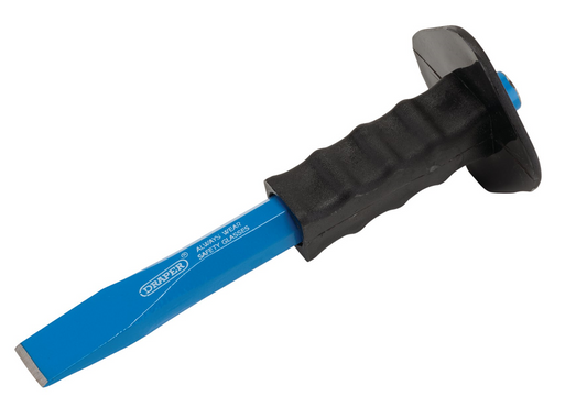 Draper COLD CHISEL&GUARD 25X250MMBULK 08576 Octagonal Shank Cold Chisels with Hand Guard (Sold Loose)