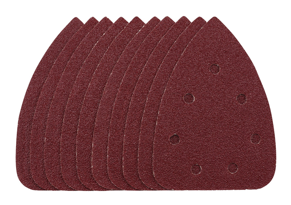 Draper DETAIL SANDING SHEET 40G 8611 08611 Detail Sanding Sheets with Hook and Loop, 140mm, SSD6 (Pack of 10)