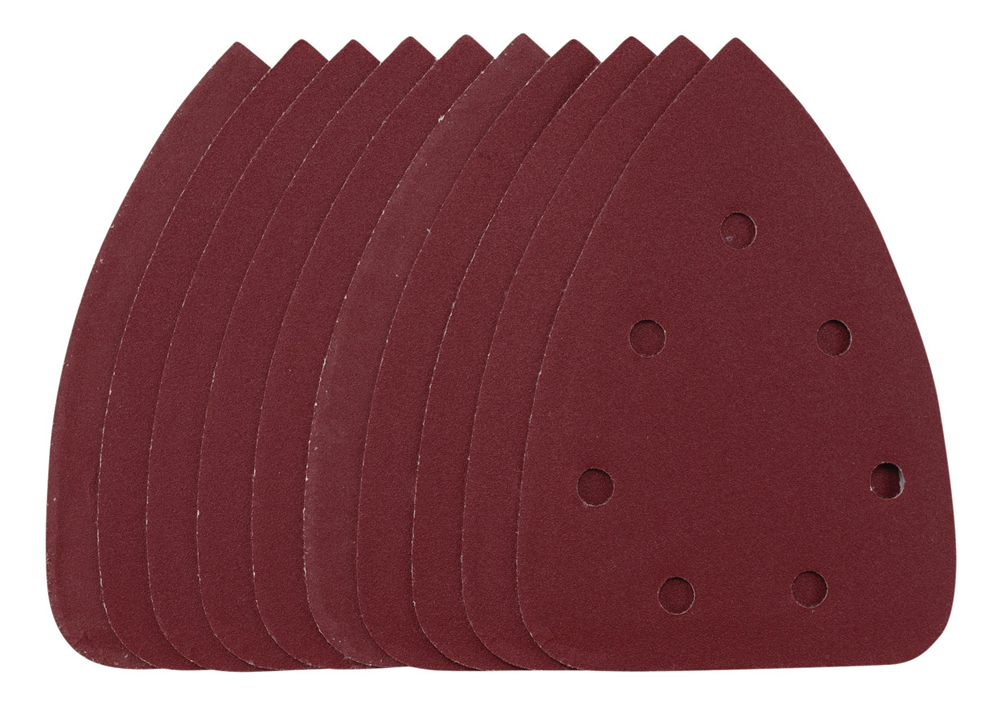 Draper DETAIL SANDING SHEET 240G 8625 08625 Detail Sanding Sheets with Hook and Loop, 140mm, SSD6 (Pack of 10)