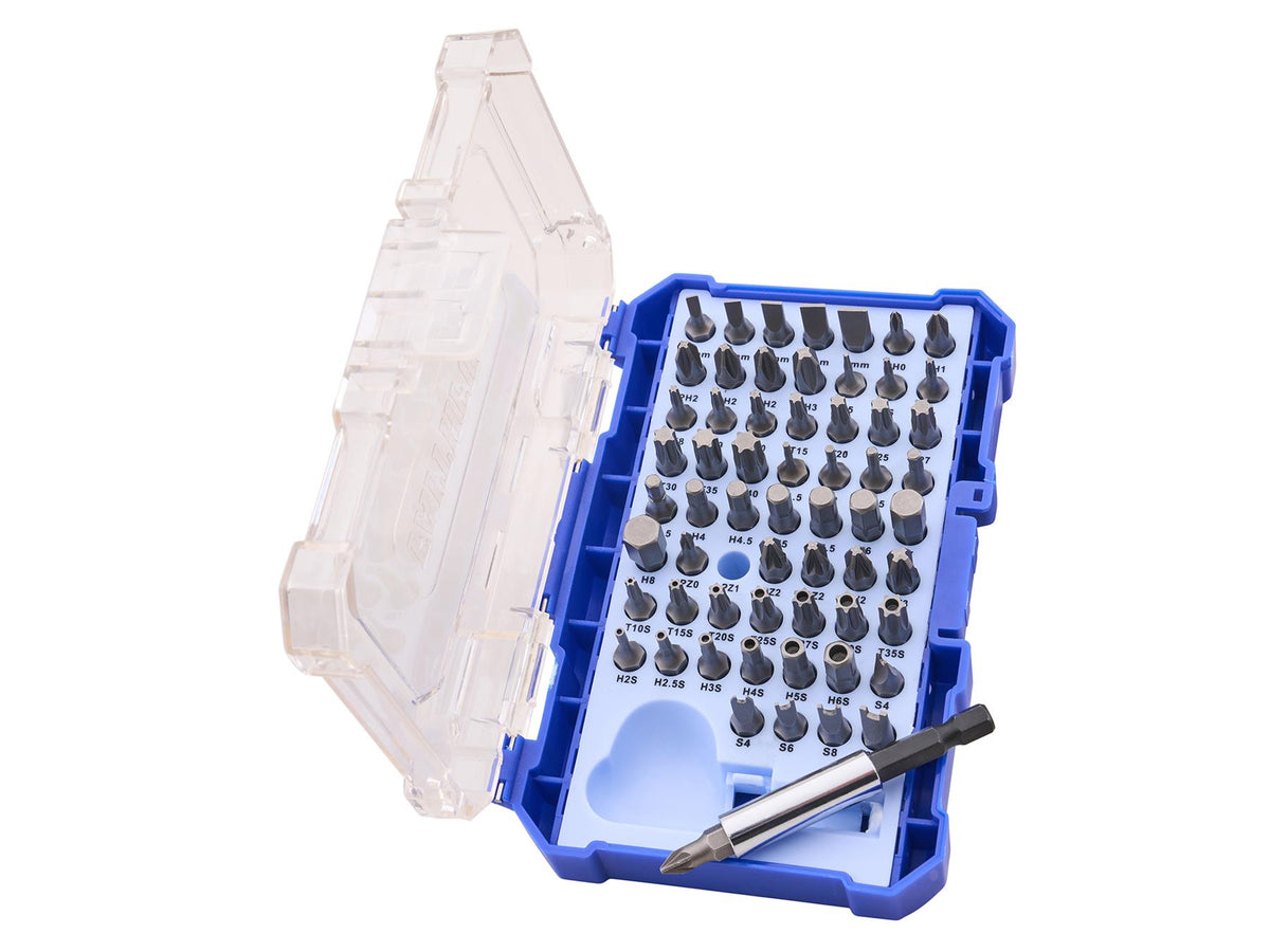 Faithfull 61 Piece Chrome Vanadium Security Bit Set