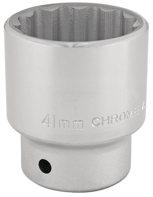 16704 Draper Expert Expert 12 Point Socket, 3/4 Sq. Dr., 41mm T-MM/B 3/4 Sockets Professional Trade DIY Workshop Garage Use