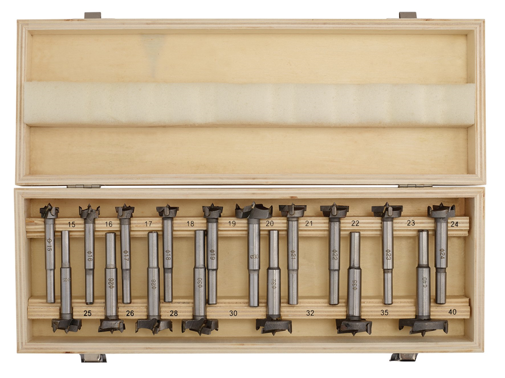 Draper FORSTNER BIT SET - 17PCS 08930 Forstner Drill Bit Set (17 Piece)
