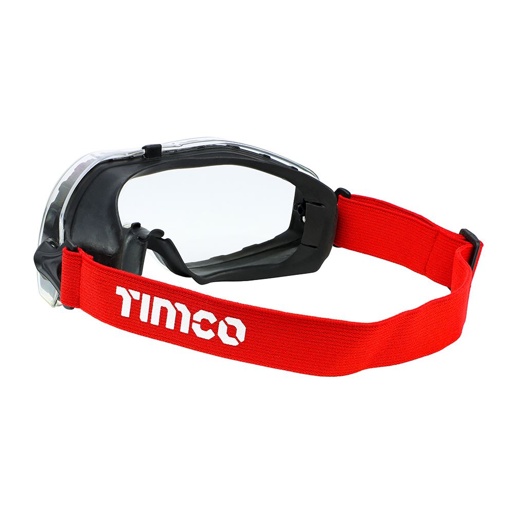 TIMCO Sports Style Safety Goggles Clear Clear Pack 1