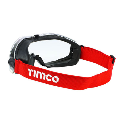 TIMCO Sports Style Safety Goggles Clear Clear Pack 1