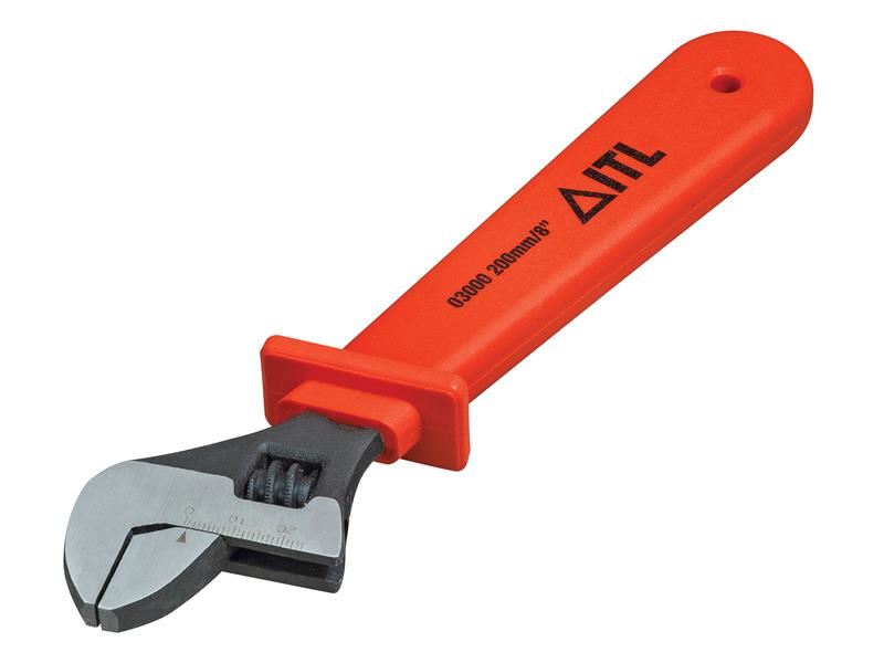 ITLInsulated UKC-03000 Insulated Adjustable Wrench 200mm (8in)