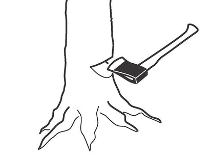 Bahco FGS-1.6-810 Felling Axe Ash Handle FGS 1.6-810 2.2kg