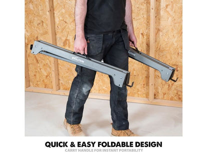 EVL Metal Folding Sawhorse Stand (Twin Pack)
