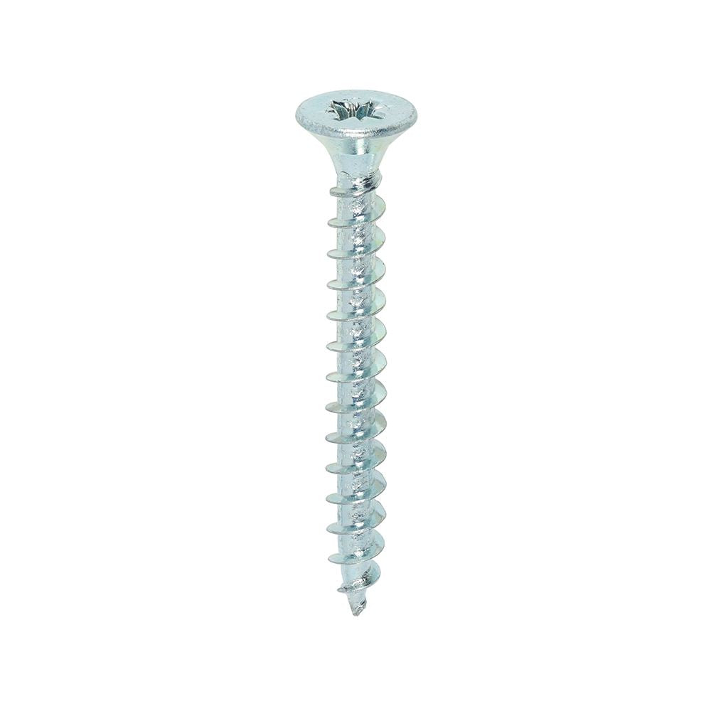 TIMCO Solo Woodscrew PZ2 CSK Zinc 5.0 x 45 Silver Pack 200