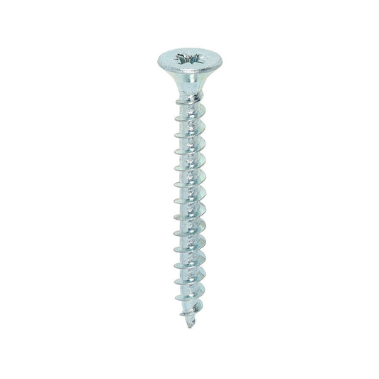 TIMCO Solo Woodscrew PZ2 CSK Zinc 5.0 x 45 Silver Pack 200