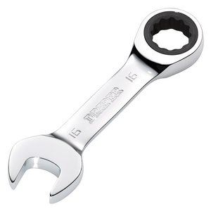 Draper 16MM STUBBY RATCHETING SPANNER 27911 27911 HI-TORQÂ® Metric Stubby Ratchet Combination Spanner