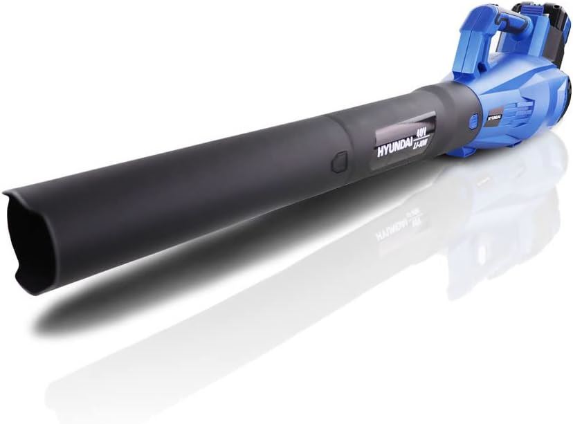 Hyundai HYB40LI Cordless Leaf Blower 40V 2.5Ah 132mph 770m3/h Battery & Charger Li-Ion Garden Vac