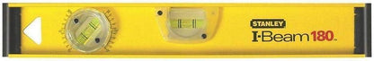 STANLEY 1-42-919 PRO 180 I Beam Spirit Level 40cm 2 Vial Heavy Duty