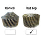 14400 Tacwise 0996 - 2.1/40mm Galvanised Ring Flat Top Coil Nails