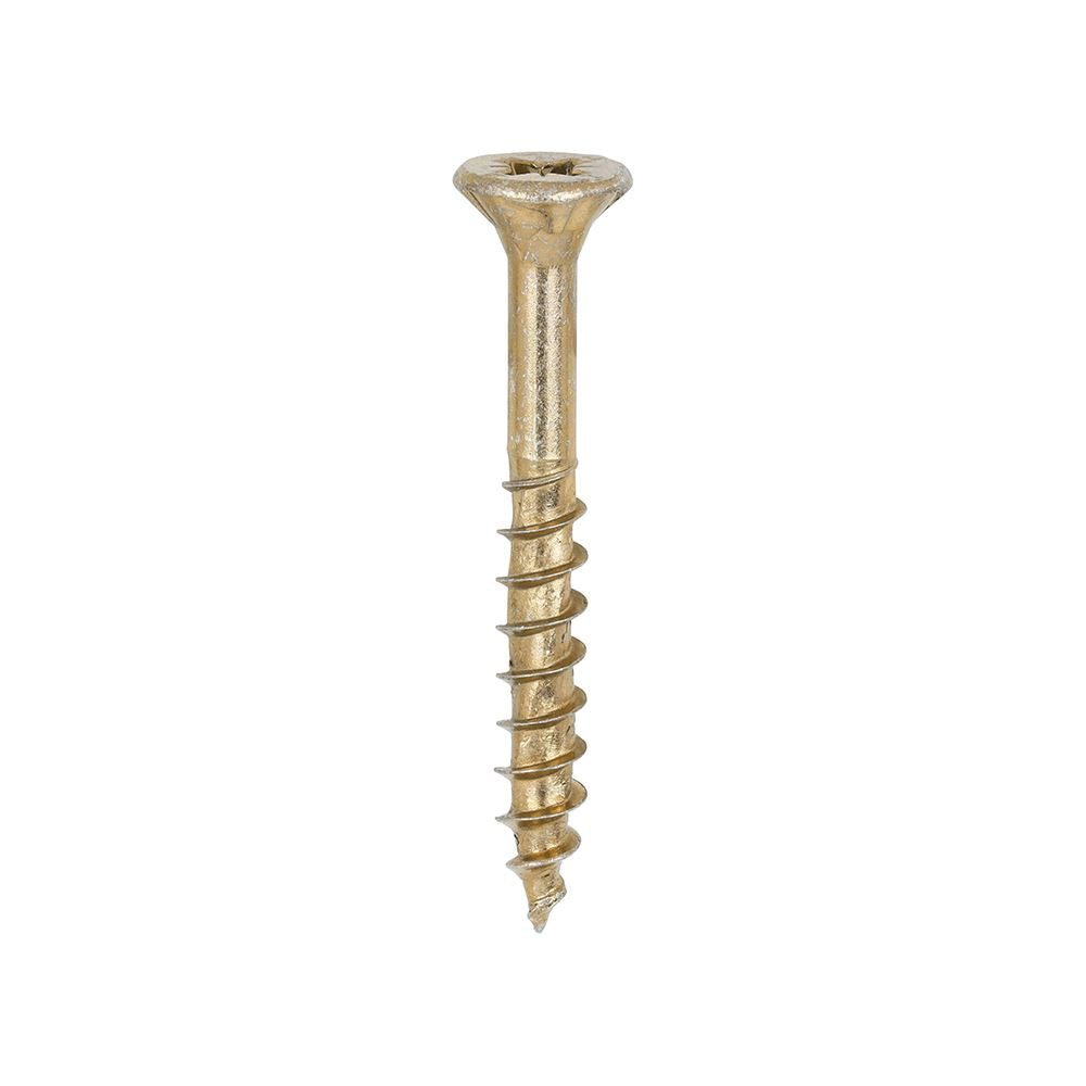 TIMCO Velocity Screw PZ3 CSK ZYP 6.0 x 50 Gold Pack 200