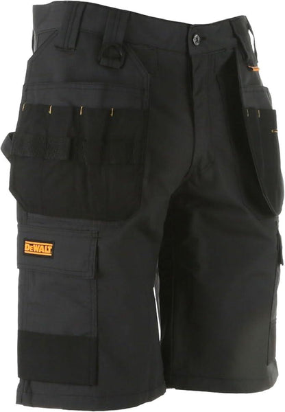 DeWalt Cheverley Lightweight Grey Polycotton Work Shorts with Multiple Waist Sizes 30W to 42W for Trade DIY and Site Work