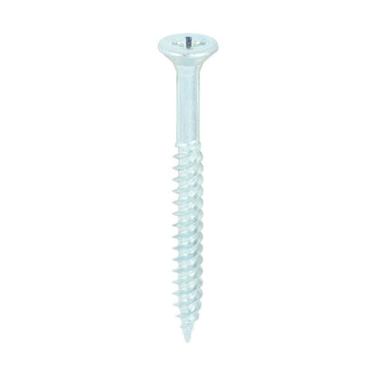 TIMCO Twin Woodscrew PZ2 CSK Zinc 8 x 1 3/4 Silver Pack 200