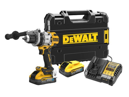 DeWalt DCD1007H2T Hammer Drill 18V 2 x 5.0Ah POWERSTACK Li-ion