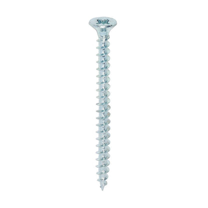 TIMCO Solo Woodscrew PZ2 CSK Zinc 4.0 x 50 Silver Pack 200