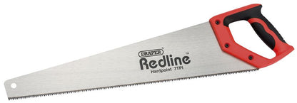 80211 Draper Redline Redline Soft Grip Hardpoint Handsaw, 500mm RL-HS/HP/SG Saws Professional Trade DIY Workshop Garage Use