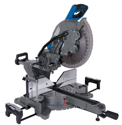 Draper 305MM DBL.BEVEL SLID.MTR.SAW 79901 79901 Double Bevel Sliding Compound Mitre Saw, 305mm, 2000W