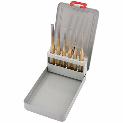 Draper PARALLEL PIN PUNCH SET EXPERT 74712 Octagonal Parallel Pin Punch Set, 150mm (6 Piece)
