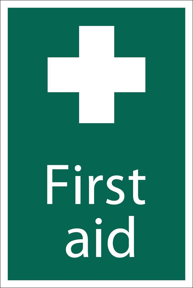 72534 Draper First Aid Safety Sign, 200 x 300mm SS41 Safe Condition Signs Professional Trade DIY Workshop Garage Use