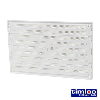 TIMCO Hit and Miss Grille Vent White 242 x 165 White Pack 1