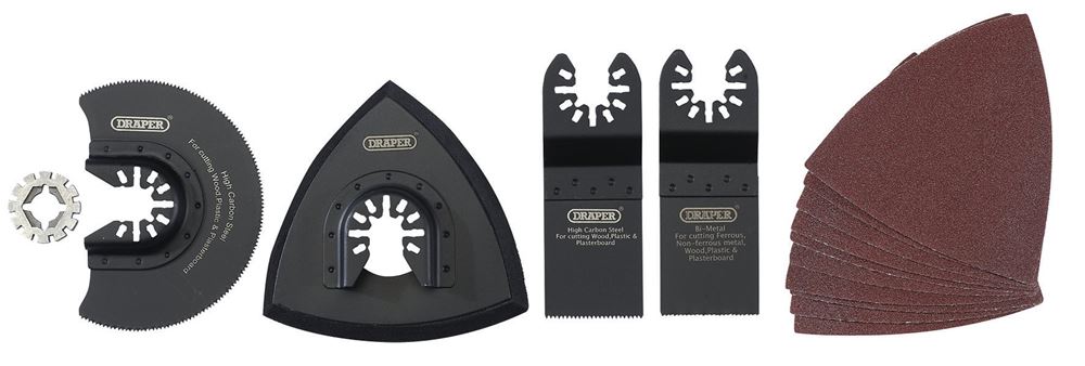 Draper OMT MIXED BLADE SET - 15PCS 70481 70481 Multi-Tool Blade Set (15 Piece)