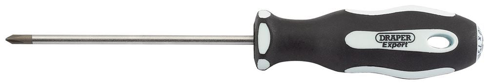 Draper NO.0X75MM CROSS S/DRIVER PKD 34982 Soft Grip Cross Slot Screwdrivers