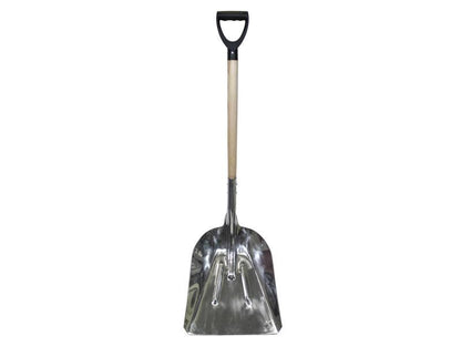 Faithfull FAIGRAIN Aluminium Grain Shovel Wood Handle |