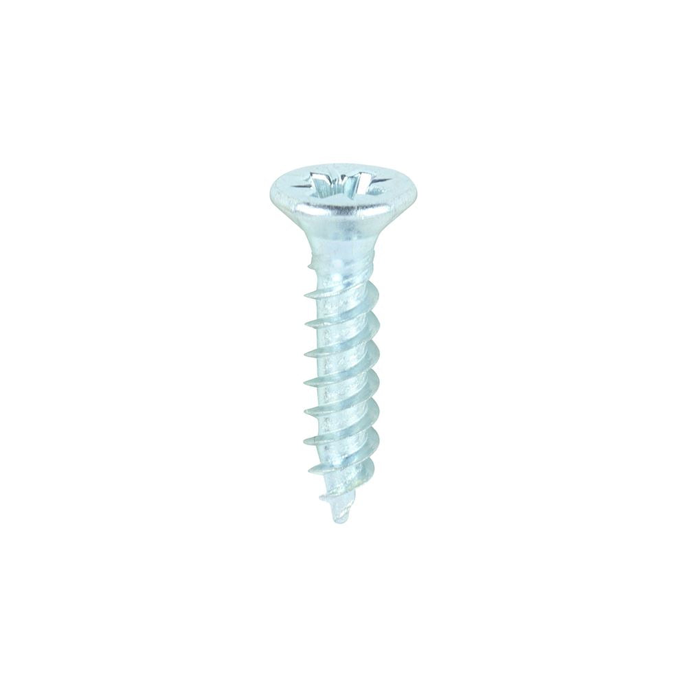 TIMCO Twin Woodscrew PZ2 CSK Zinc 8 x 3/4 Silver Pack 200