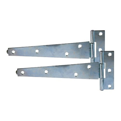 TIMCO Light Tee Hinge Pair Zinc 8" Pack 1