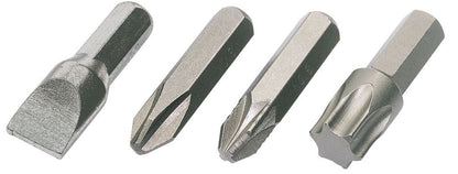 Draper 8MM PLAIN SLOT IMPACT BIT 30904 30904 Impact Screwdriver Bits