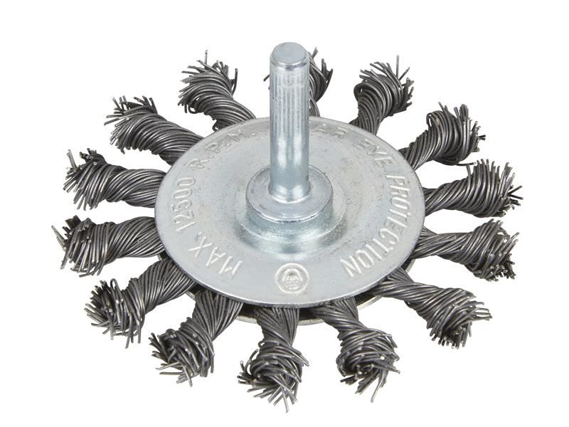 B/S Flat Twist Knot Wire Wheel 75mm