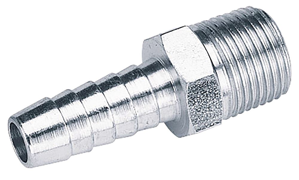 Draper 3/8TAPER X 3/8HOSE CONNECT 3 25861 3/8" Taper PCL Male Screw Tailpiece Pack of 3