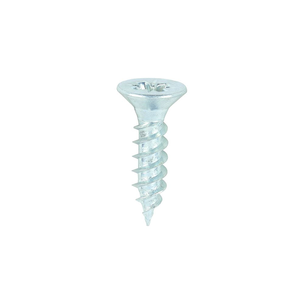 TIMCO Twin Woodscrew PZ2 CSK Zinc 7 x 5/8 Silver Pack 200