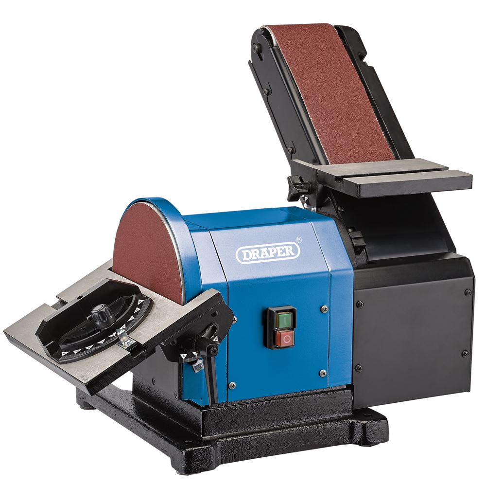 Draper 500W BELT & DISC SANDER 98525 98525 230V Belt, 100mm and Disc Sander, 200mm, 500W