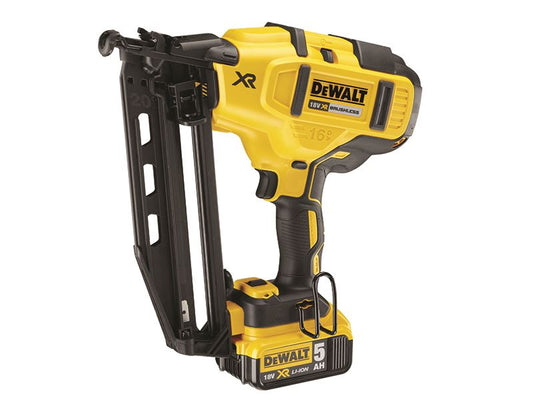 DeWalt DCN660P2-GB DCN660P2 Cordless XR Brushless Second Fix Nailer 18V 2 x 5.0Ah Li-ion