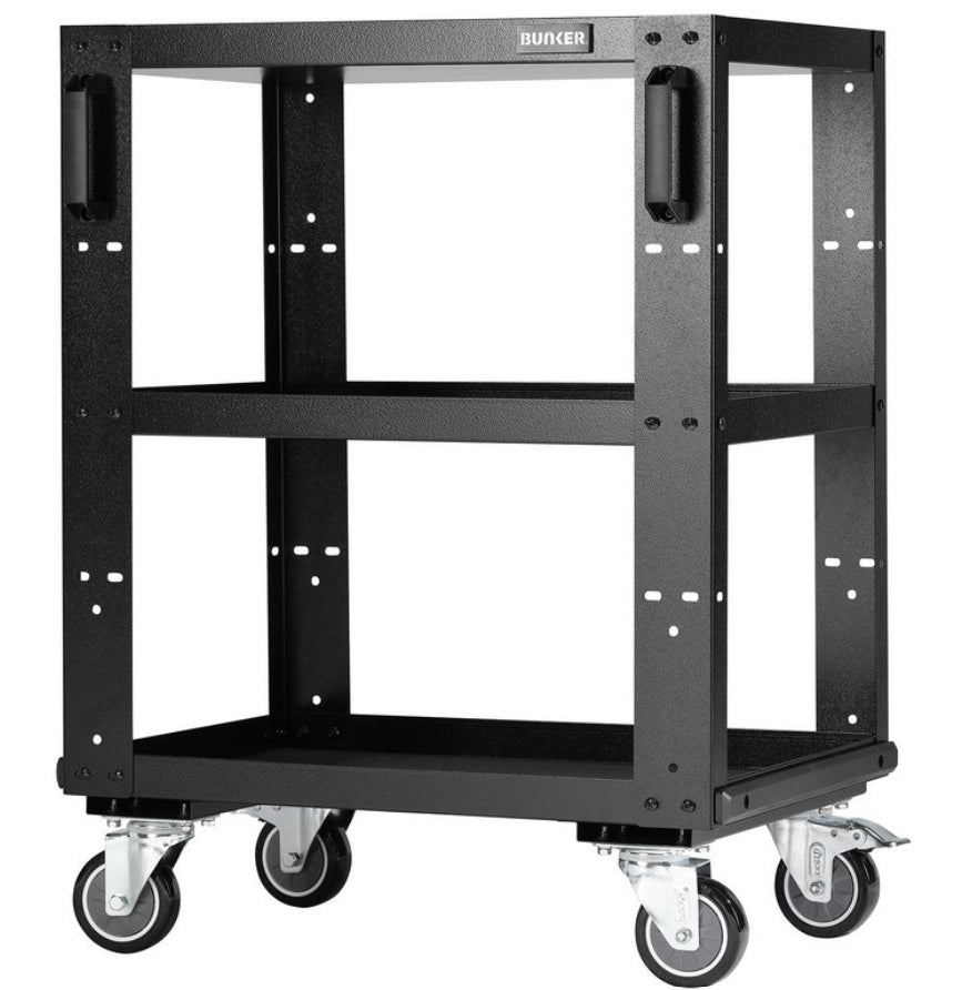 BUNKER  Modular 3 Tier Tool Trolley, 646mm